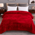 DBOZE king size heavyweight plush blanket