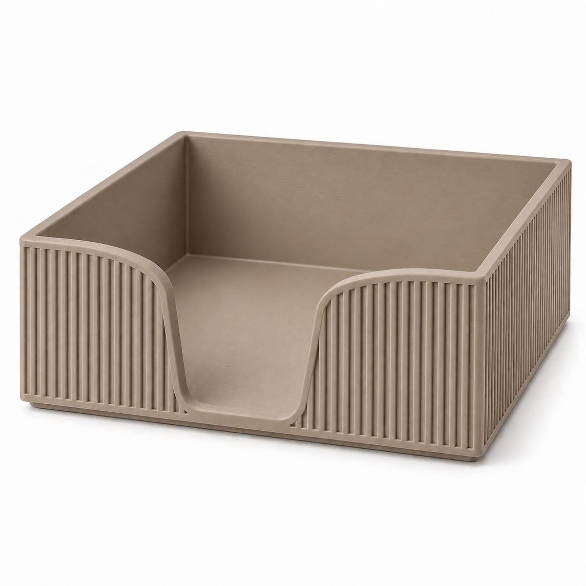 Modern Square Napkin Holder, Geometric Paper Napkin Organizer