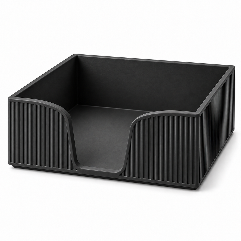 Modern Square Napkin Holder, Geometric Paper Napkin Organizer