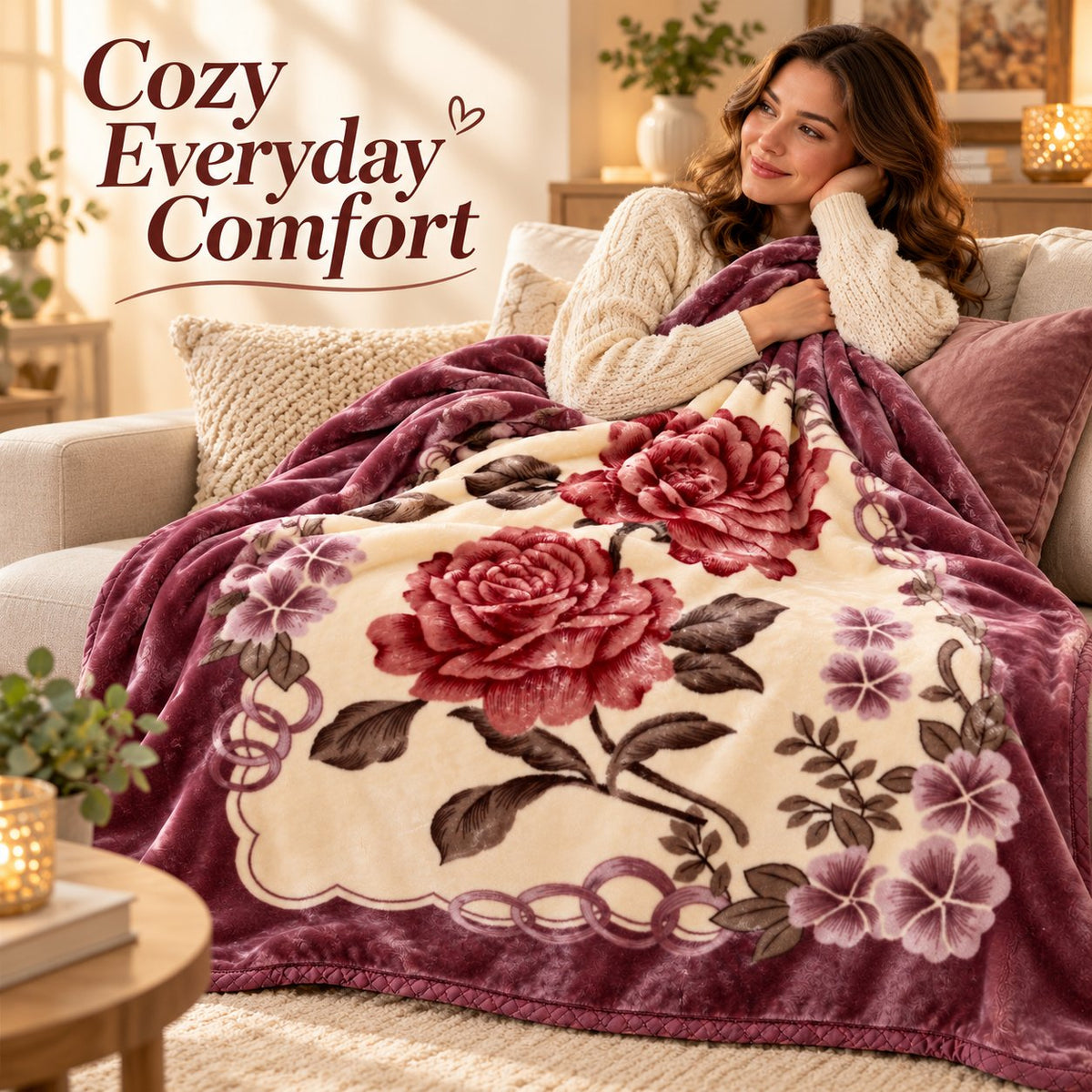 Cozy everyday comfort on the sofa
