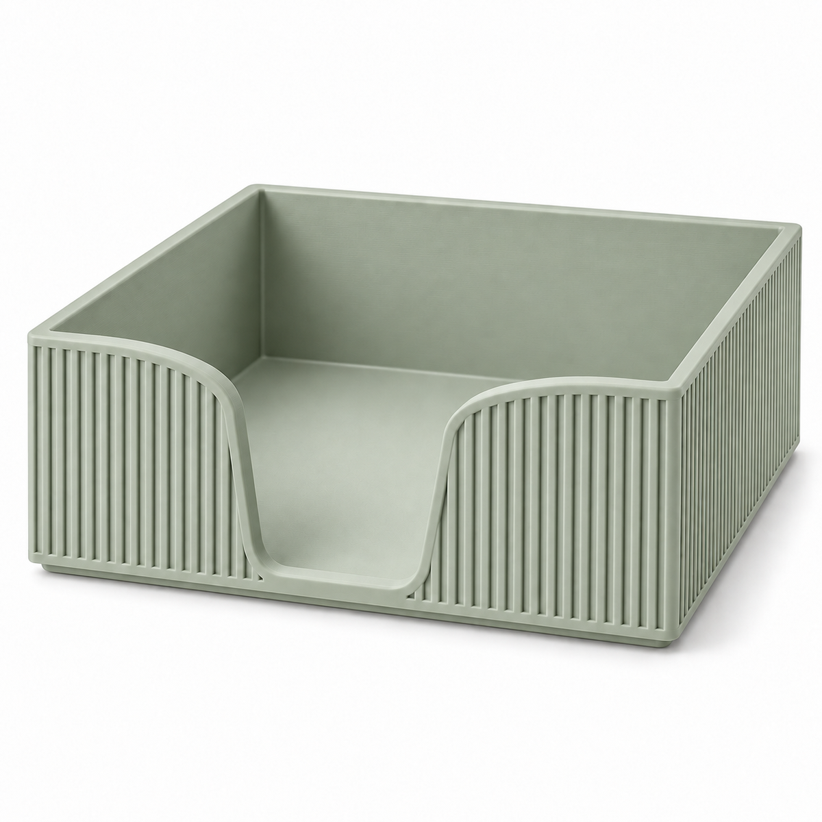 Modern Square Napkin Holder, Geometric Paper Napkin Organizer