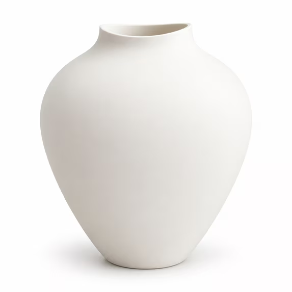 10 Inch Modern Decorative Vase, Minimalist Round Vase for Home Decor